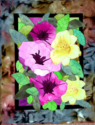 Image - purple and yellow flowers
