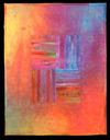 Image - undulating colors and stitching