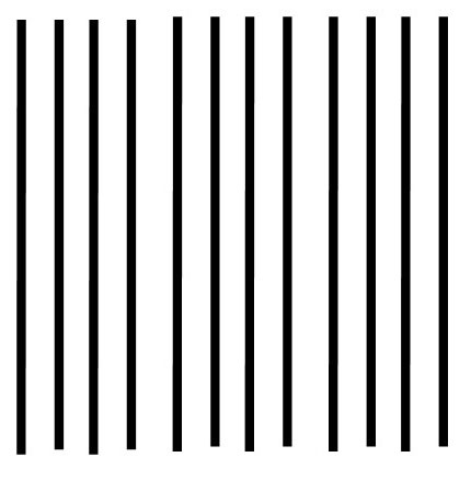Vertical parallel lines