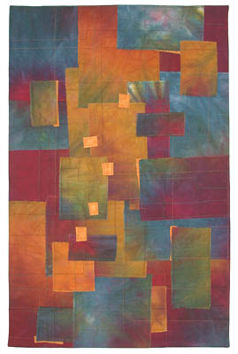 Image - Ellen Lindner's Instant Art Quilt class sample