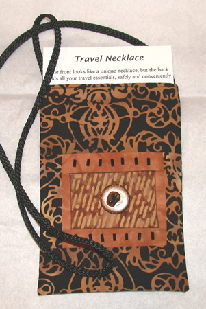 Image - brown travel necklace