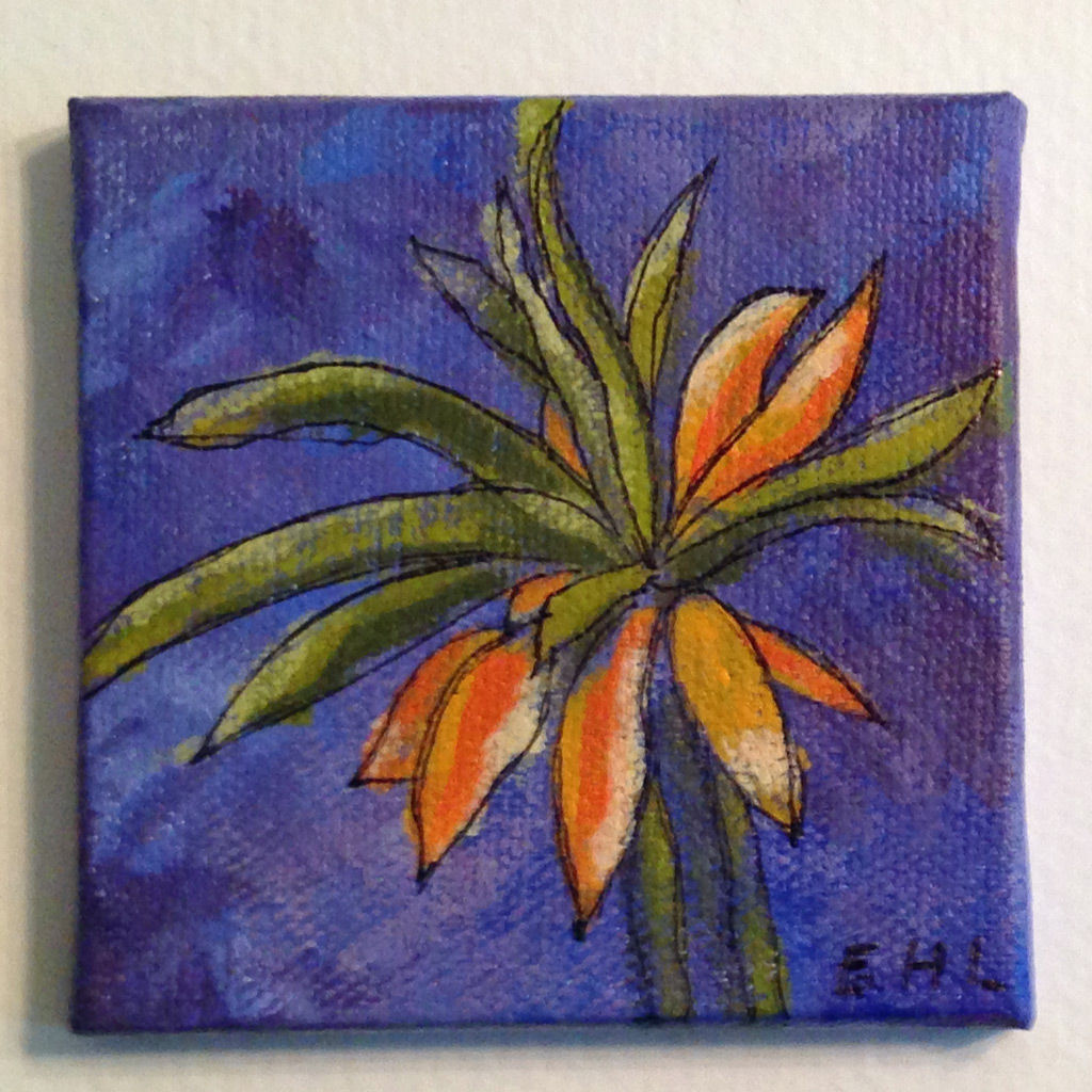 Ellen Lindner's painting experiment, AdventureQuilter.com/blog